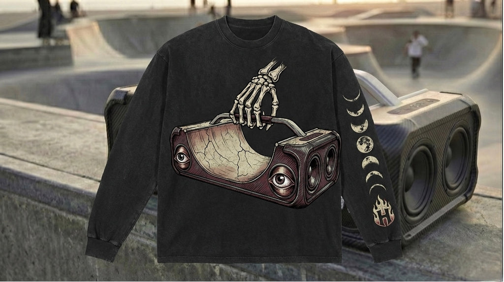 "The Sight" Long Sleeve – Carbon Black